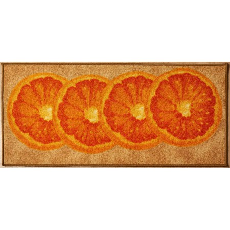 ALFOMBRA COCINA NARANJAS 50X110