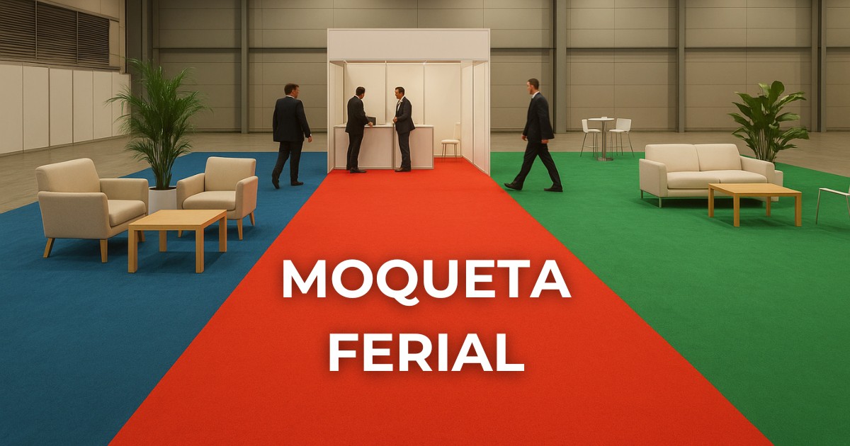 La guía definitiva de moqueta ferial: el secreto para que tu stand sea un imán de clientes