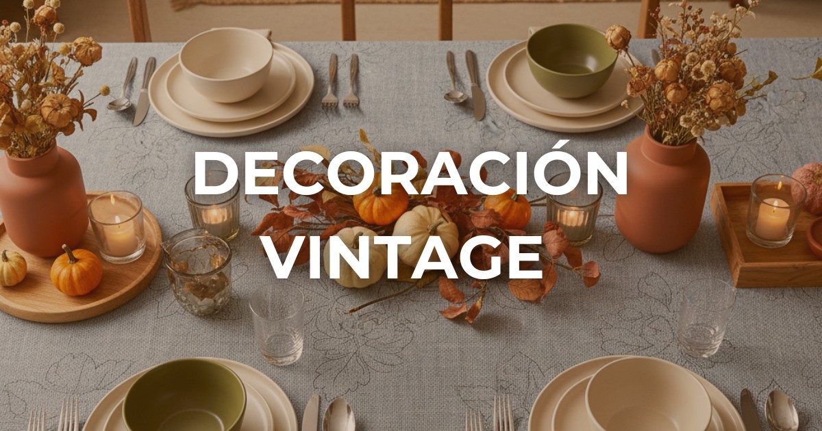 Cómo decorar un salón con estilo vintage sin gastar mucho Cómo decorar un salón con estilo vintage sin gastar mucho