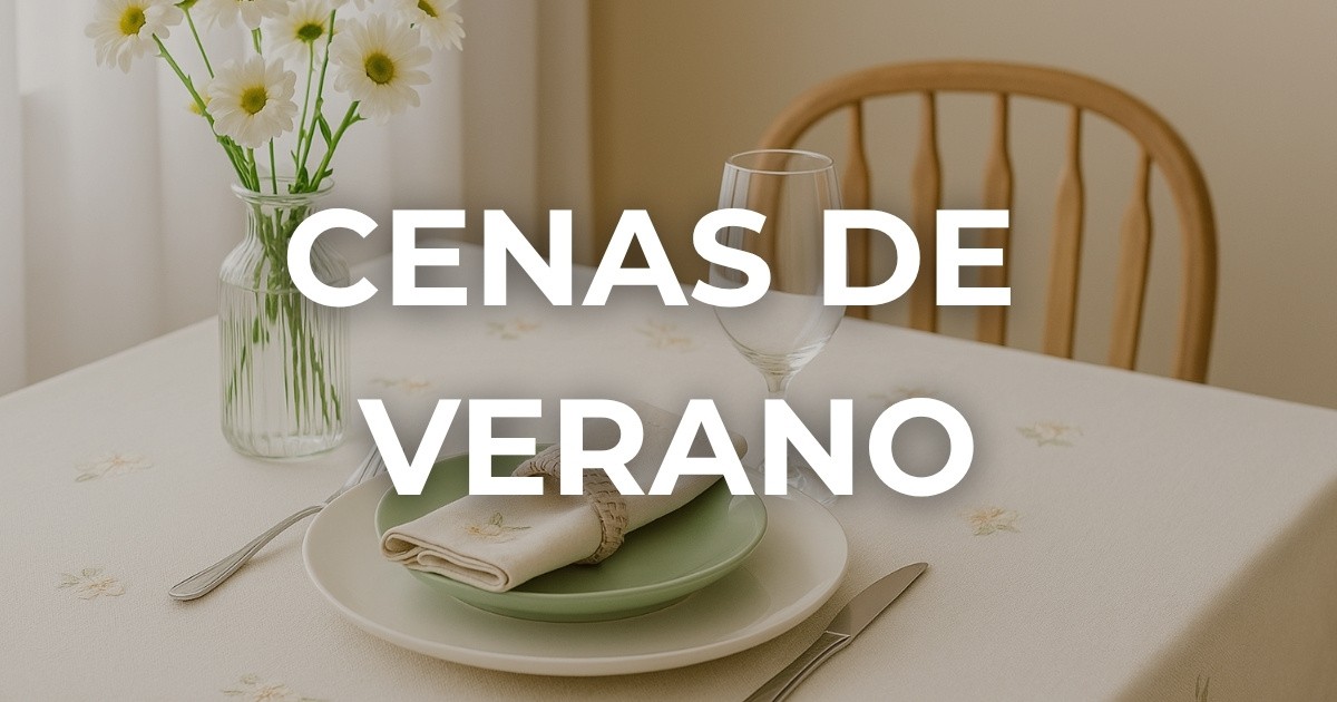 Cómo decorar tu mesa para una cena informal de verano | Ideas fáciles y con estilo