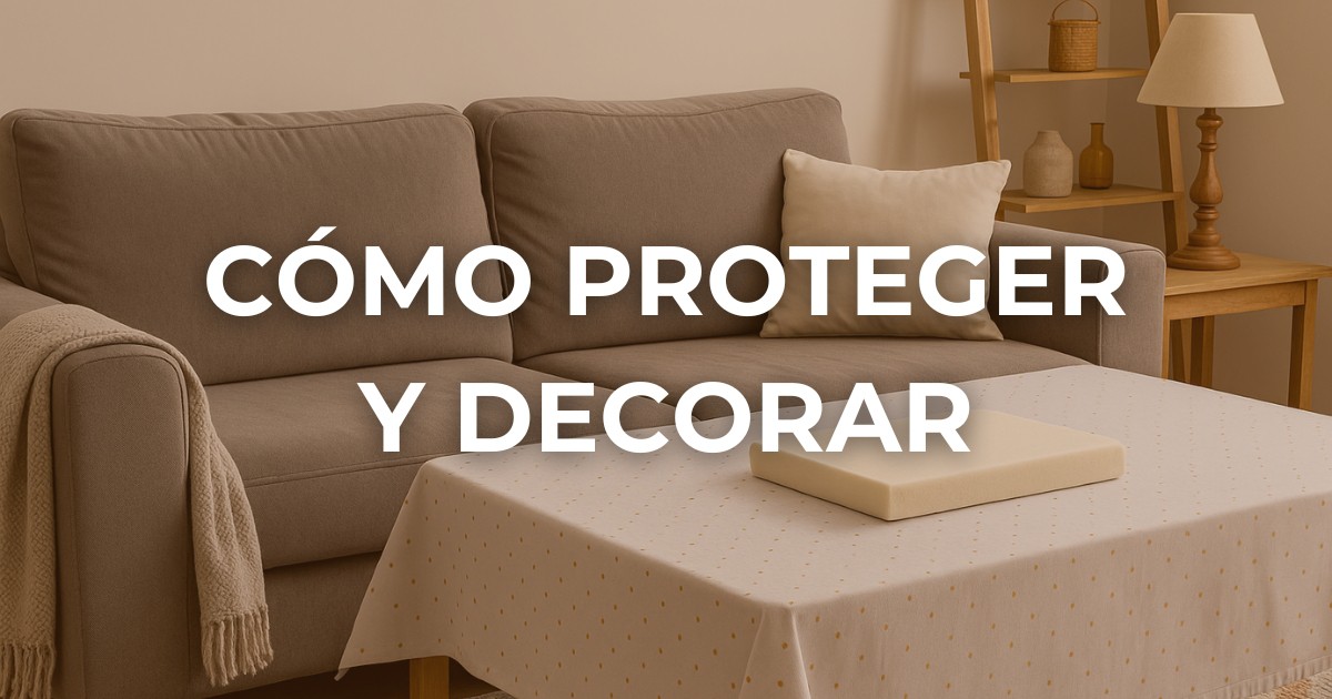 Cómo proteger y decorar tu sofá con textiles que sí funcionan